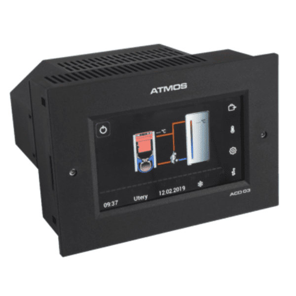 Atmos Systemregler ACD03 Set Touchregelung mit Abgasfühler