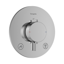Hansgrohe Ecostat Comfort S Unterputz-Thermostatarmatur für 2 Verbraucher, Chrom