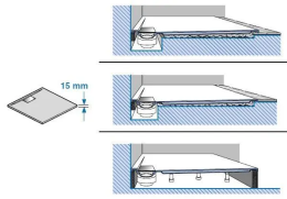 Villeroy & Boch Architectura MetalRim - Duschwanne, 90x90 cm, Quaryl, stone white