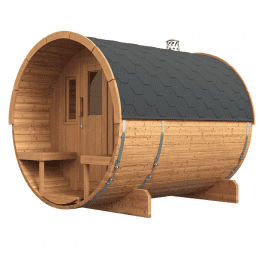 Fjordholz Fass-Sauna Modell 250 Thermo