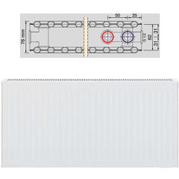Viessmann Universalheizkörper Typ 20, H900 x B600