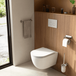 kielle Oudee Wand-WC mit SoftClose-Sitz, Rimless Vortex+, weiß
