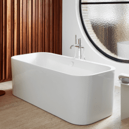 Duravit Happy D.2 Plus Freistehende Badewanne, 180x80 cm, weiß