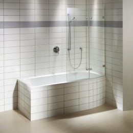 repaBAD Acrylwanne Arosa shower 170 Farbe weiss