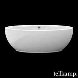 Tellkamp Orbital freistehende Oval Badewanne 180 x 90 cm weiß