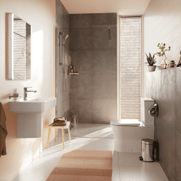 Hansgrohe EluPura Original S - WC-Kombination mit SoftClose-Sitz, Vario-Abgang, AquaChannel Flush, R