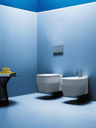 Azzurra WC-Sitz GLAZE mit Softclose aus Thermo- plast, Weiß