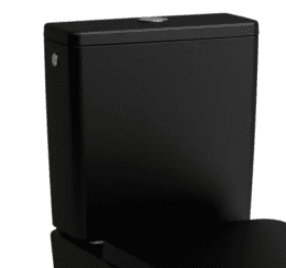 Laufen Lua Spülkasten, DualFlush, Wasseranschluss seitlich, schwarz matt