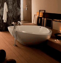 Axor Massaud Badewannenarmatur, Standmontage, Chrom