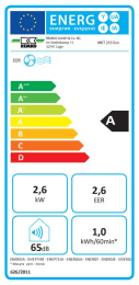 REMKO MKT 255 Eco S-Line silber - Mobile Klimaanlage mit 2,6 kW Kühlleistung
