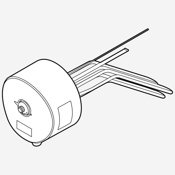 Weishaupt E-Heizeinsatz TW F180 3kW 230V E T F #1 3,0 KW, 230V für WMS