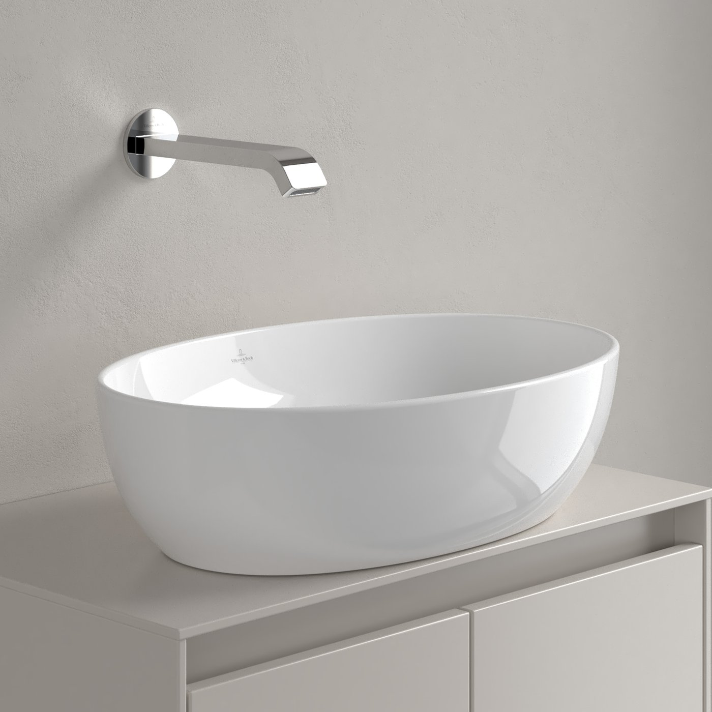 Villeroy & Boch Artis - Aufsatzwaschbecken 49x33 cm, ohne Überlauf ...