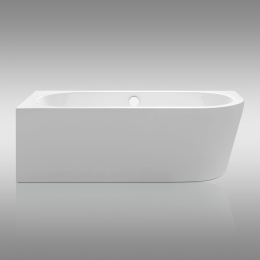 Repabad Livorno Oval F Raumspar-Badewanne mit Verkleidung