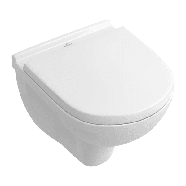 Villeroy & Boch O.novo Wand-WC Compact Ausführung kurz mit WC-Sitz, weiß
