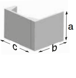 Artweger Twinline 1 Zubehör EPS-Träger für Eckeinbau, Einbau an gerader Wand