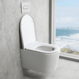 neoro n50 Wand-WC-SET mit innovativer Spültechnik SilentPowerFlush & Beschichtung neoroClean, mit WC
