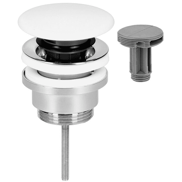 Schaftventil Klicker/feststehend Abdeckplatte Keramik, Ö˜ 70 mm, Länge = 0-70 mm, Universal