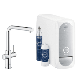 Grohe Blue Home Spültisch Einhebelmischer mit Filterfunktion und Kühleinheit, verchromt