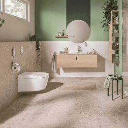 Grohe Sensia Wand-Dusch-WC mit PowerFlush Triple Vortex, mit WC-Sitz mit GROHE HyperClean, weiß