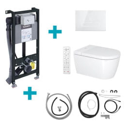 Duravit Set SensoWash Starck f Lite Compact Dusch-WC Komplettanlage