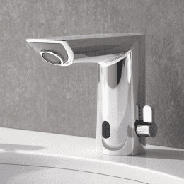 Grohe Bau Cosmopolitan E Waschtischarmatur berührungslos mit EcoJoy, chrom
