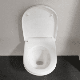 Villeroy & Boch O.novo Wand-WC Compact Ausführung kurz mit WC-Sitz, weiß