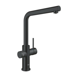 Grohe Blue Home Küchenarmatur, mit Filtersystem, schwenkbar schwarz samt