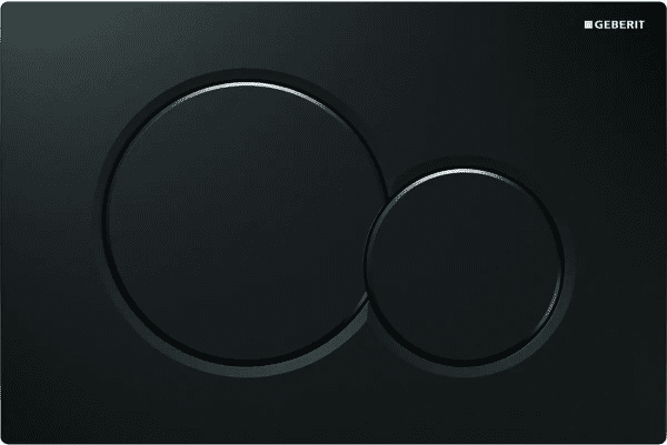 Geberit Sigma01 Betätigungsplatte SIGMA01, schwarz glänzend
