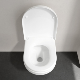 Villeroy & Boch O.novo Wand-WC Compact Ausführung kurz mit WC-Sitz, weiß