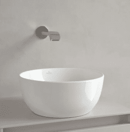 Villeroy & Boch Artis - Aufsatzwaschbecken, Durchmesser 33 cm, ohne Überlauf, alpinweiß