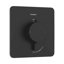 Hansgrohe Ecostat Comfort Q Unterputz-Thermostatarmatur, schwarz matt