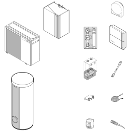 Weishaupt Paket WSB 8-A-RME-AI Luft/Wasser-Splitblockwärmepump inkl. Kühlung