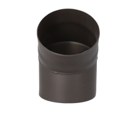SEM Rauchrohrbogen DN150, 45°, schwarz lackiert