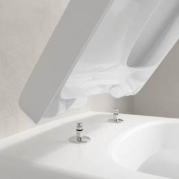 Villeroy & Boch Architectura Wand-WC mit Sitz SoftClosing, DirectFlush, Alpinweiß