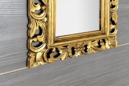 Sapho IN110 Rahmenspiegel 40x70cm, Gold
