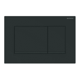 Geberit Sigma20 Betätigungsplatte, 2 Mengenspülung, schwarz matt/schwarz matt