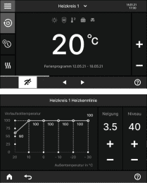 Viessmann Paket Vitodens 200-W B2HH 19 kW 7" Display mit Vitocell 100-W CUGB 120L