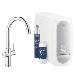 Grohe Blue Home Spültischarmatur Connected, mit Kühleinheit und Wasserfilter, verchromt