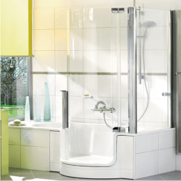 Artweger Twinline 1 Duschtür mit Seitenwand 750x1775 mm