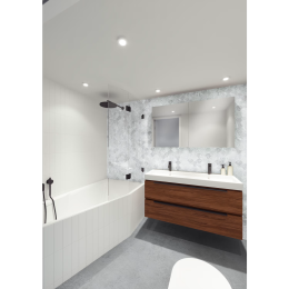 Riho Rethink Space Raumsparbadewanne weiß glanz