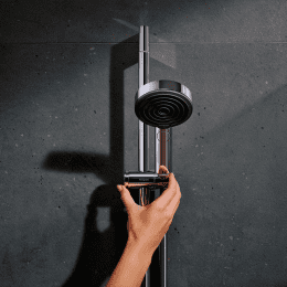 Hansgrohe Pulsify Select S Brauseset mit Thermostat, 3 Strahlarten, EcoSmart, chrom