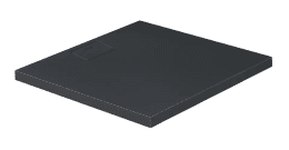 Duravit Stonetto Duschwanne 900x900 mm, Anthrazit matt