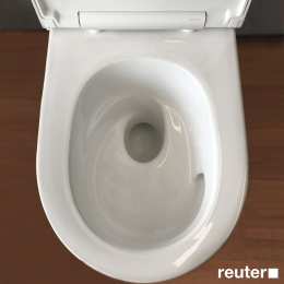 Geberit ONE Wand-WC mit Softclose WC-Sitz, TurboFlush, KeraTect, Weiß