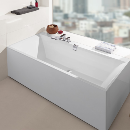Villeroy & Boch Squaro Edge 12 Rechteck-Badewanne, Einbau 170x75 cm weiß