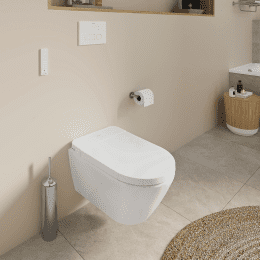 Duravit SensoWash D-Neo Wand-Dusch-WC Compact mit WC-Sitz mit DuraShield, weiß