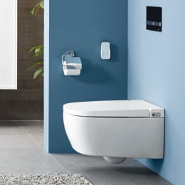 VitrA V-care Comfort Wand-Dusch-WC, mit WC-Sitz