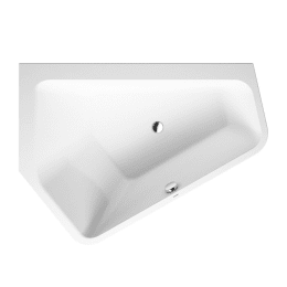 Duravit Paiova 5 Asymetrische Badewanne 177x130 cm, links, weiß