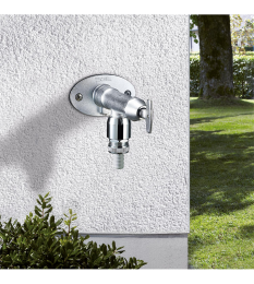 SCHELL Außenarmatur Frostsicher Schell Polar II,DN 15 mit Belüfter, Steckschlüssel Oberteil (Renovie