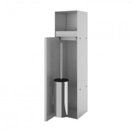 ESS Container T-ROLL Einbau WC - Bürstenhalter und Papierhalter für Nass- und Trockenbau, befliesbar