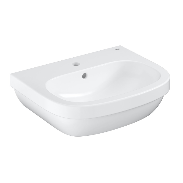 Grohe Euro Ceramic Waschtisch mit Überlauf, 55x45 cm, Alpinweiß